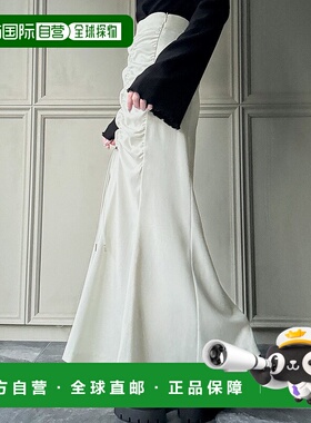 日本直邮JUNOAH 多罗斯特褶皱裙 [JU5602EW006589]半身裙a字裙