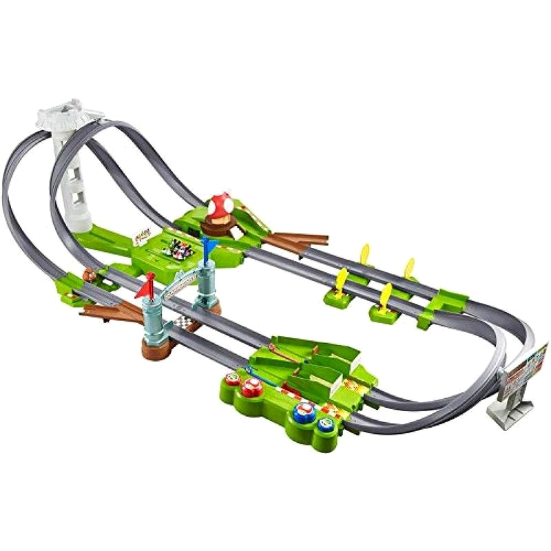 【日本直郵】MATTEL兒童玩具車風火輪馬里奧賽車卡丁車賽道套裝GC