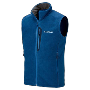 1h可退 montbell 蒙贝欧男士保暖羊毛抓绒马甲1106582