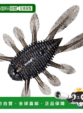 【日本直邮】达亿瓦Bass Worm Steez Apnas Bug 软饵黑色