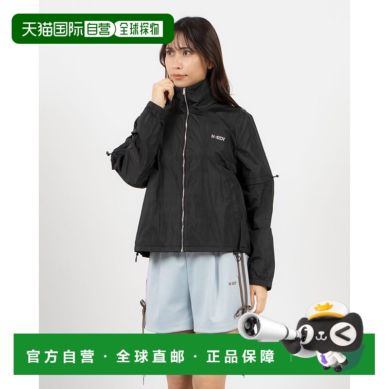 日本直邮NERDY 可拆卸袖风衣 [NE8621EW000779] 黑色 女士风衣
