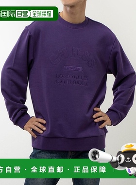 日本直邮Guess Lettering Embroidery 卫衣 [GU1432EM30090]上衣