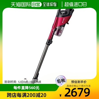 日本直邮【日本直邮】Sharp夏普 吸尘器 轻量强吸力1.6kg粉色ECSR