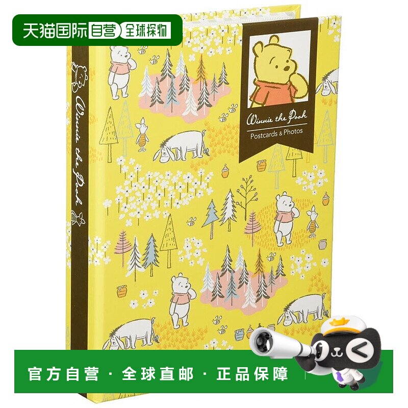 【日本直邮】仲林 插页式相册 明信片・KG 40张 维尼小熊1PK-40-7-