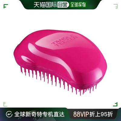 【日本直邮】Tangle Teezer 小巧顺发按摩梳 粉色 普通发质