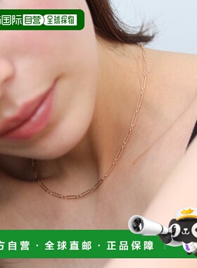 1h可退 日本直邮cui-cui黄金35cm扭转椭圆链项链782680cuicui