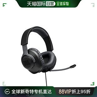 头戴式 Free 黑色 JBL 耳机 WFH 日本直邮 有线耳罩式