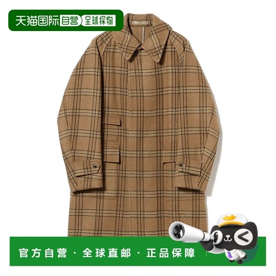 1h可退 日本直邮Kaptain Sunshine 男装 宽松A线 斗篷式翻领大衣