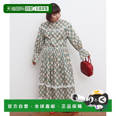 1h可退 日本直邮Dot＆Stripes CHILD WOMAN 女装 宽松印花荷叶边