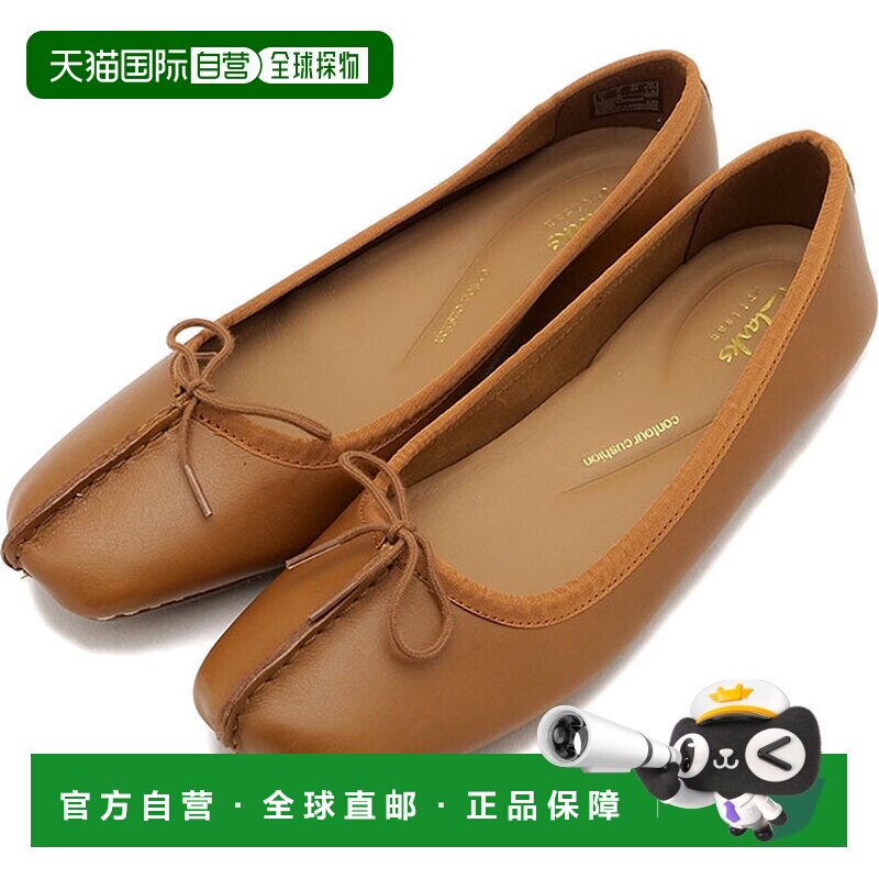 日本直邮Clarks Freckle Ice 平底鞋 [20352930 FW25] 女士芭蕾平 - 实物图