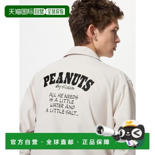 日潮跑腿UNIQLO优衣库 PEANUTS休闲教练夹克 484663