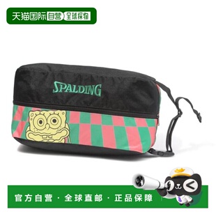 日本直邮SPALDING 海绵鲍勃格子旗图案鞋袋 42-002SBC