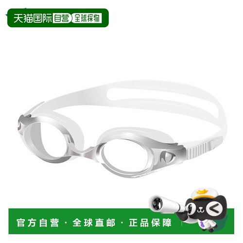 日本直邮VIEW V553SA-C 竞技游泳镜 透明 易调节 男女通用