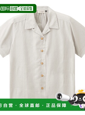 日潮跑腿Montbell蒙贝欧女款短袖衬衫KAMICO通勤日常2104667透气