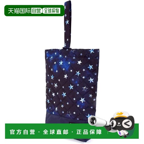【日本直邮】CCS 鞋袋绗缝款 带姓名标签 撥水 银色星辰(男孩)