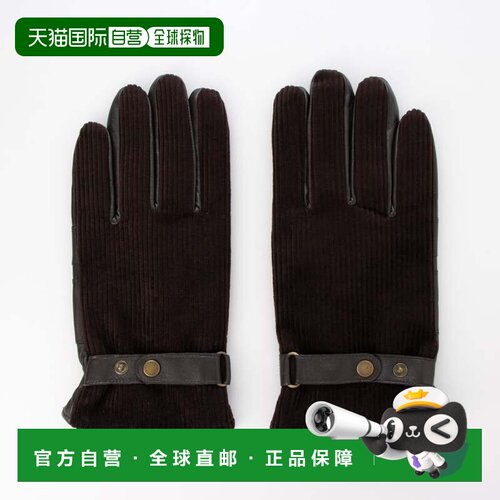 日本直邮Barbour MGL0137 NELSON WATERP 棕色手套手袋