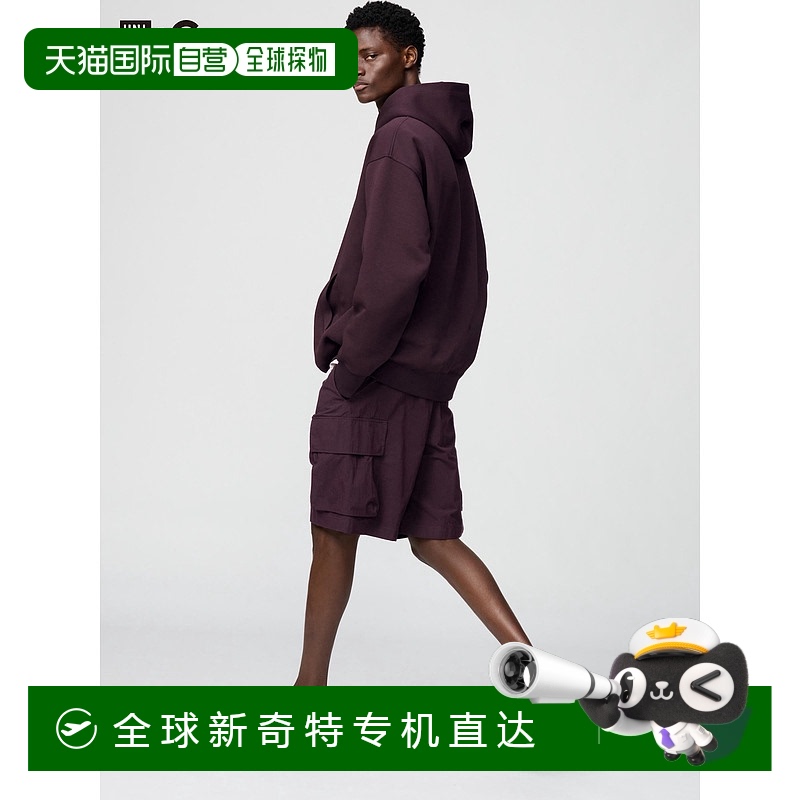 日潮跑腿UNIQLO优衣库C系列合作款男宽松工装短裤休闲中裤476194