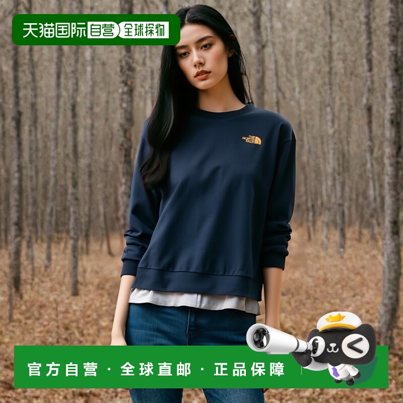 日本直邮THE NORTH FACE 女士日常户外风格卫衣 72308607北面