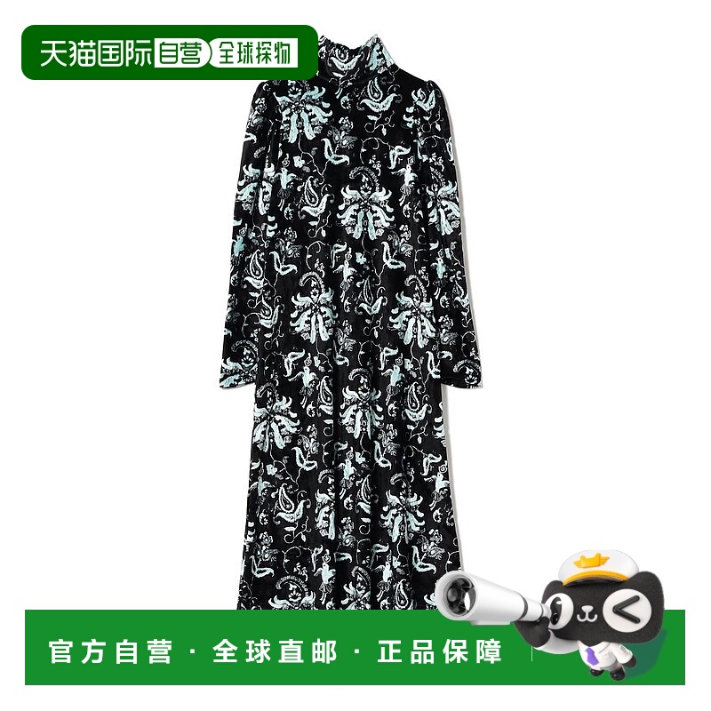 1h可退 日本直邮Mame Kurogouchi 女装 蕾丝拼接 花卉刺绣连衣裙