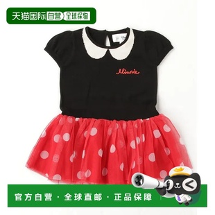 连身裙 1h可退 迪士尼米妮鼠蓬蓬裙 儿童版 软质棉料 日本直邮GAP