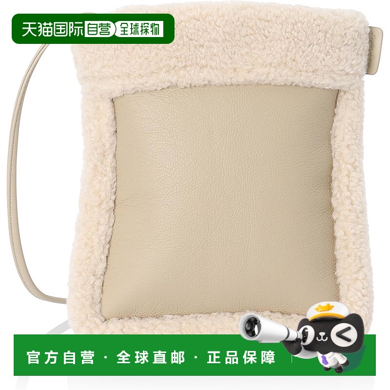 【日本直邮】Legato Largo迷你单肩包 可翻转仿羊毛 LG-X0091 BE