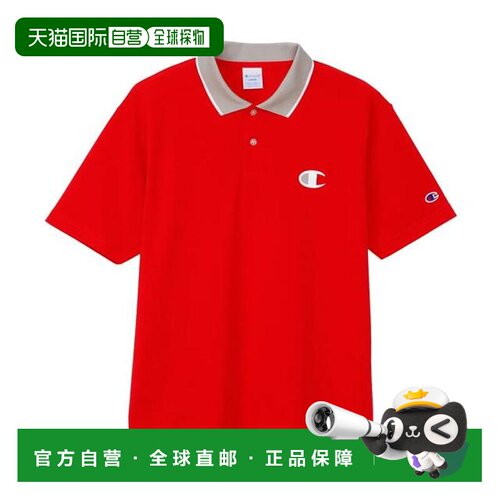 日本直邮Champion 高尔夫服装 吸汗速干 短袖 Polo衫 C3-CG301 94