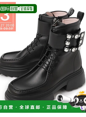 日本直邮ROGER VIVIER 踝靴黑色女士 rvw71036420soa b999 WALLAV