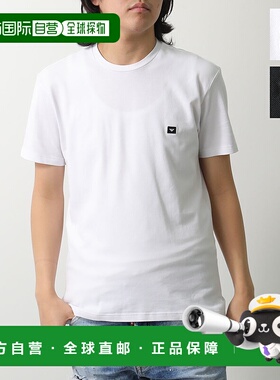 日本直邮EMPORIO ARMANI T恤 EM000379 AF10785 男士家居服弹力珠
