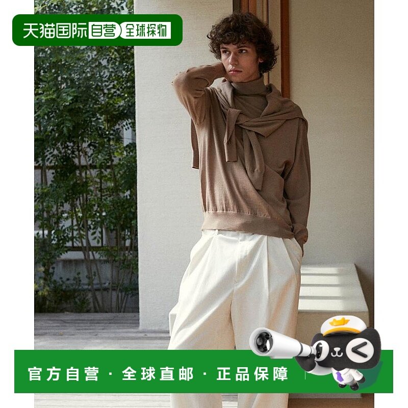 日本直邮NANO universe 防起球针织精细 gauge 高领毛衣 NA103EM1