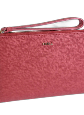 日本直邮 Furla 配饰 女士小包迷你手拿包出口皮革红色 CLASSIC X