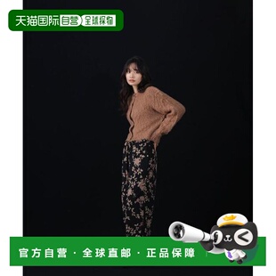 1h可退 日本直邮NATURAL BEAUTY BASIC 艺术花卉系列裤子阔腿裤