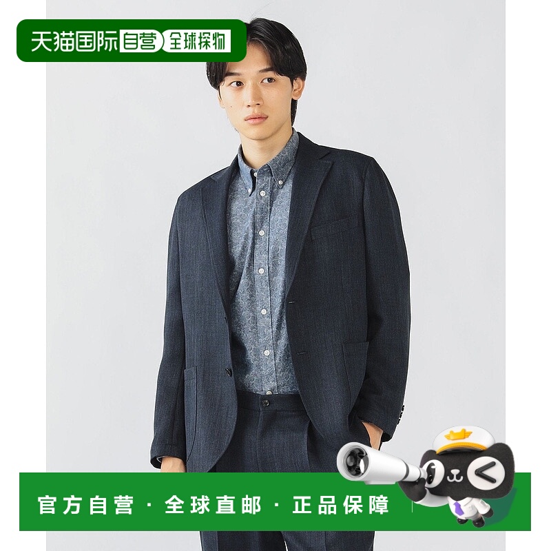 日本直邮BEAMS 混纺粗花呢2扣夹克（S~XL可成套搭配）夹克