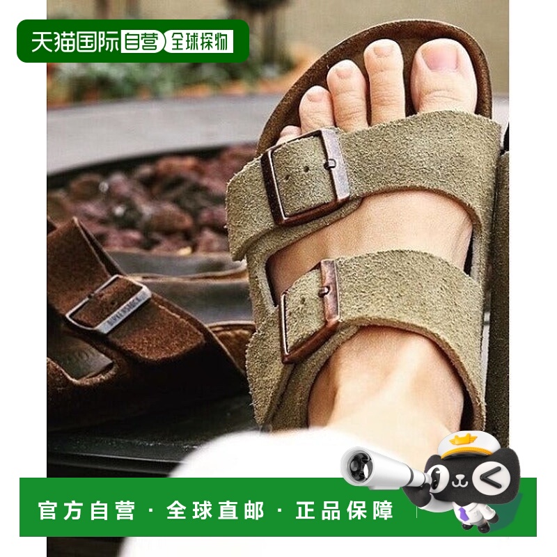 日本直邮BIRKENSTOCK 男士 Arizona SFB 软木鞋垫常规宽度凉鞋 [7