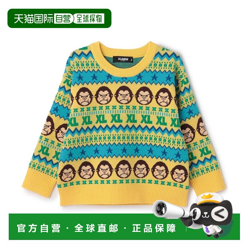 日本直邮XLARGE KIDS 儿童 针织衫 北欧风趣味大【付后1h可退】图片