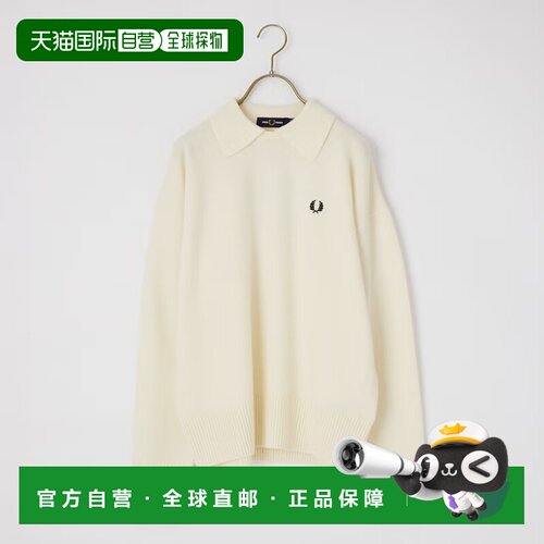 日本直邮FRED PERRY 女士 羊毛混纺双色领 Polo 【付后1h可退】