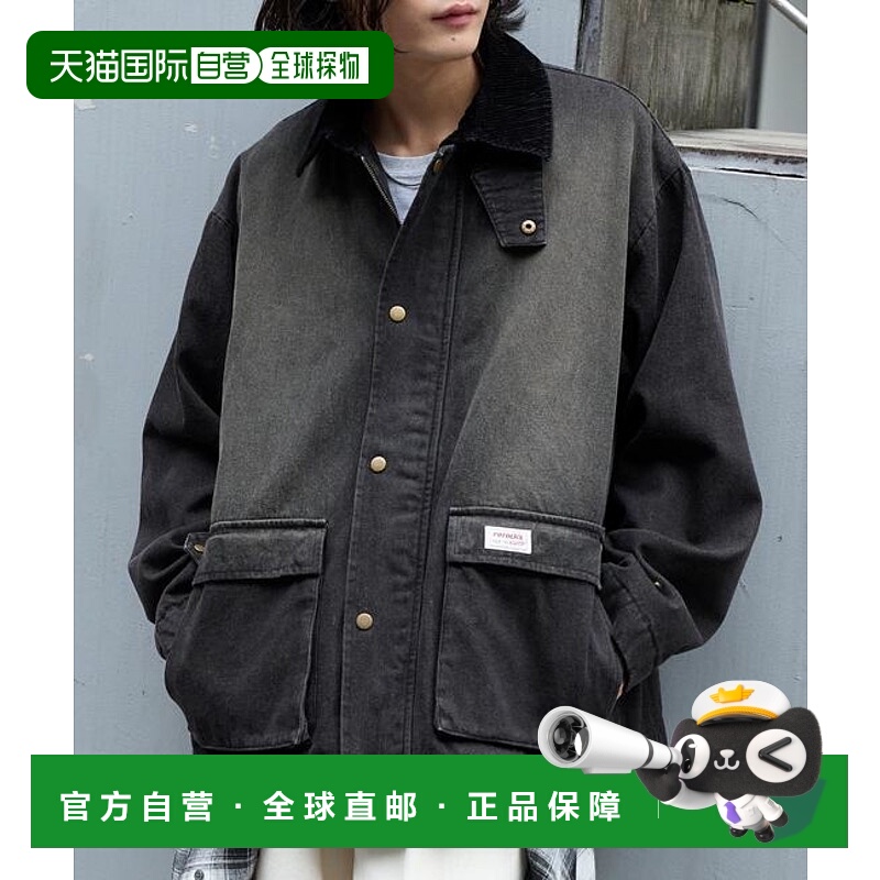 1h可退 日本直邮MONO-MART 【retock's】标志字母名称 领口绒布拼