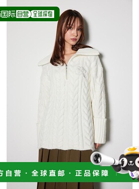 日本直邮Rienda 宽松针织连衣裙 L/GRY1 [RI3465EW032528] 灰色连