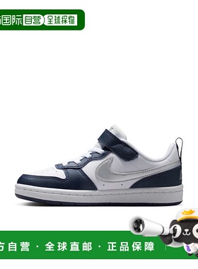 日本直邮Nike 运动鞋Court Borough Low Recraft PS 白色/金属银-