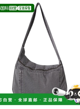 1h可退 日本直邮NO MAINTENANCE 大容量有机棉帆布单肩包 男女同