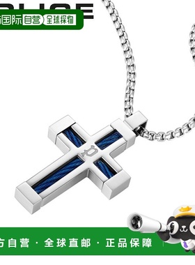 日本直邮POLICE 项链 FLAMED 男士 蓝银 GN0005302 人气推荐 时尚