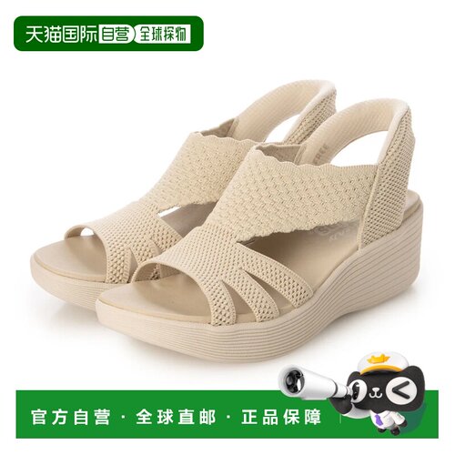 日本直邮SKECHERS 女士运动凉鞋 PARALLEL LITE 斯凯奇米色