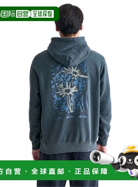 日本直邮Quiksilver CRAZY DAISY 连帽套头卫衣 24FWQPO244065BLK