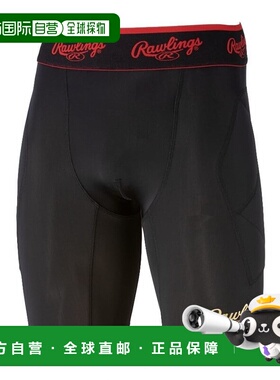 日本直邮Rawlings-Rawlings男士棒球裤滑动裤子AL12S01：黑色Rawl