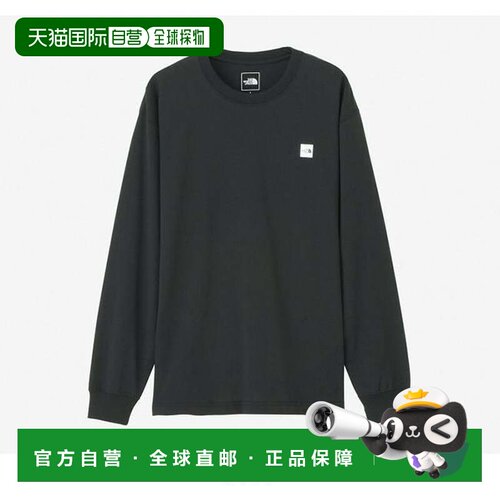 日本直邮THE NORTH FACE 北面男款长袖小箱型Logo T恤