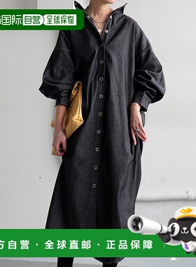 1h可退 日本直邮antiqua 女士直筒牛仔连衣裙 PK01318