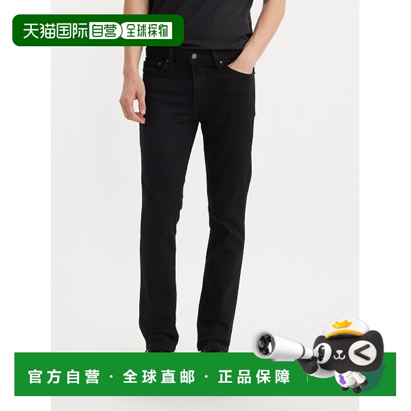 1h可退 Levi's 男士FLEX JEANS 511(TM) 黑色修身牛仔裤李维斯