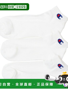 日本直邮 Champion 男士女士短袜3双装 半毛圈短袜 CMSCY402010