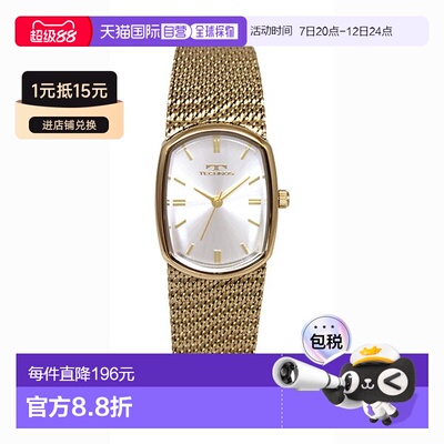 日本直邮TECHNOS T6938GS 女士手表