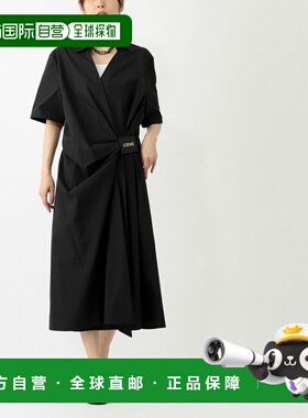 日本直邮LOEWE 女士黑色连衣裙 s540y09xsm 1100