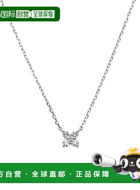 日潮跑腿vendome 铂金钻石 0.10 克拉 花冠项链 铂金 40cm APVN15